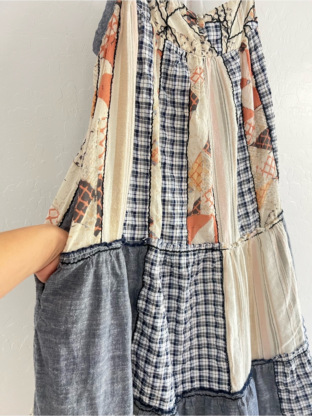 Rare Free People Margaret Maxi Patchwork Dress - Picture 14 of 15